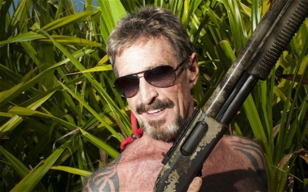 Multi-millionaire John McAfee, founder of the McAfee anti-virus software, was arrested in Belize in April 2012 for operating a meth lab and possession of an unlicensed weapon.  He was released shortly after but is now wanted for questioning over the death of a neighbor in Belize.