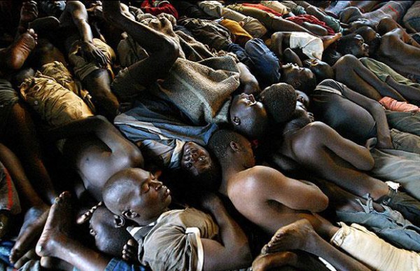 Nairobi Prison is one of the most unsanitary and congested in the world. Originally built to house 800, it now holds over 3,000 inmates. Many are not even given clothing. 