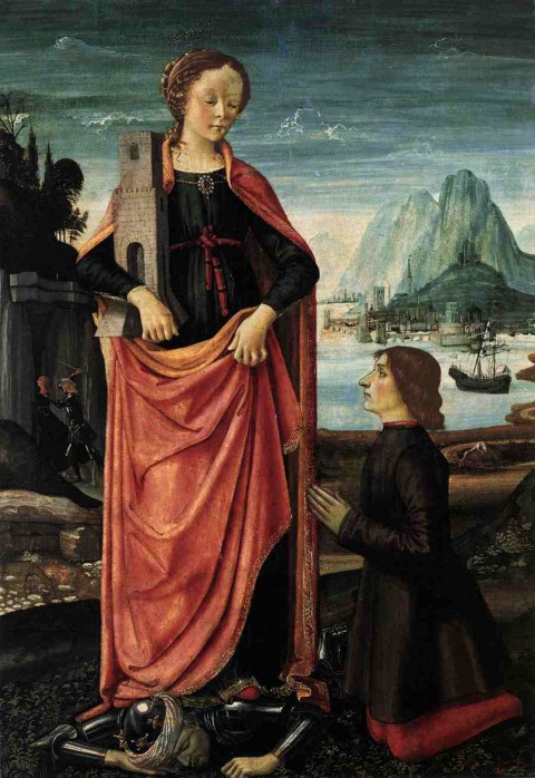 Saint Barbara, who lived in 4th century Turkey, spent most of her life confined in a tower by her rich, tyrannical father.  When he discovered she converted to Christianity, he had her beheaded but immediately afterwards was struck by lightening and killed.  St. Barbara, after which the city of Santa Barbara is dedicated, is the protector against thunder and lightning and revered by soldiers and miners who work with dangerous explosives in their work.