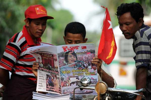 Since 1964, newspapers in Myanmar (formerly called Burma) have been controlled by the government.  For the first time in 60 years, sixteen privately owned newspapers have been granted licenses to publish.  