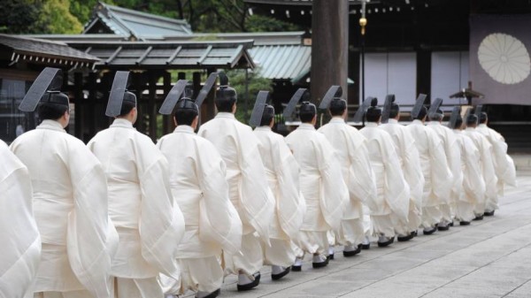 China and S. Korea view the recent visit by 168 Japanese officials to the Yasukuni shrine (which honors WWII Japanese war dead and convicted criminals) as a sign that the country is becoming more militant and nationalistic.  Although Prime Minister Abe supported their right to honor the dead, his comments that Japanese "aggression" during WWII  is a matter of debate were the most controversial.  