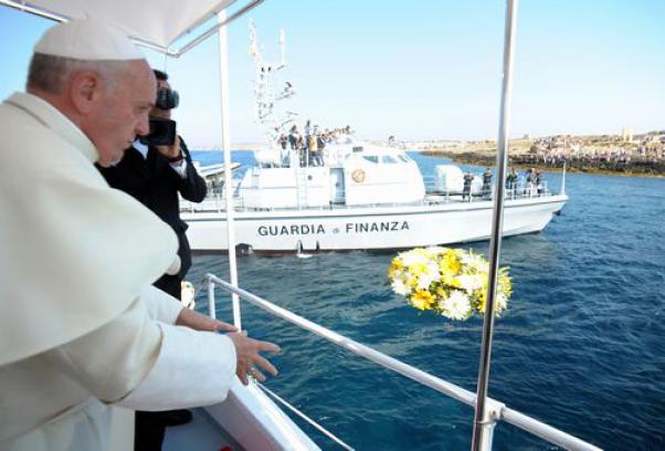 On a recent visit to the Italian island of Lambedusa, Pope Francis honored the 7,000 refugees from North Africa who have lost their lives at sea over the past 20 years.   He has called on Europe to show compassion for these desperate immigrants who are trying to seek a better life and believes we have "lost a sense of brotherly responsibility" and have "forgotten how to cry".