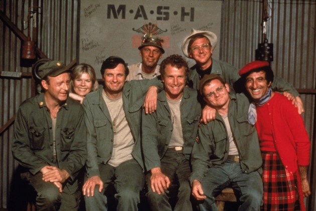 The American television series MASH dealt with both the atrocities and absurdities of the Korean War.  In the pilot episode, which aired on September 17, 1972, surgeon Hawkeye Pierce (played by Alan Alda) came up with a solution on how to end the war:  "We've got to throw away ALL the guns and then invite the jokers from the North and the South to a cocktail party.  The last man standing on his feet at the end of the evening wins the war."