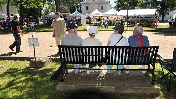 The small town of Angelica, NY is the only place in America where the obscure sport of roque is still being played.  Dating back to 1899 and once called "The Game of the Century", it replaced croquet as an Olympic exhibition sport in the 1904 Games in St. Louis.