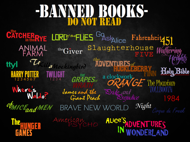 For the past 31 years, the American Library Association has published a list of the Top 100 "Banned" or "Challenged" books.  Many of these are very popular award-winning books that are viewed as classics.  Banned Books Weeks, which is held this year from September 22-28, celebrates the freedom to read.  For more information, see:  http://www.ala.org/bbooks/bannedbooksweek  http://www.ala.org/bbooks/bannedbooksweek