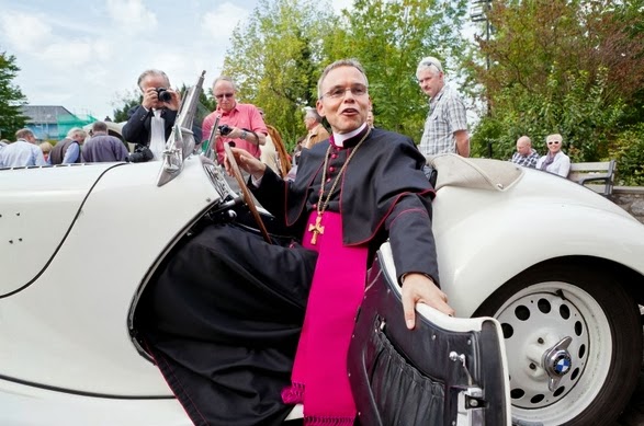 German Bishop Franz-Peter Tebartz-van Elst has been suspended by Pope Francis for his lavish lifestyle.  Known as the "Bishop of Bling", he reportedly spent over $40 Million on renovations of his residence.