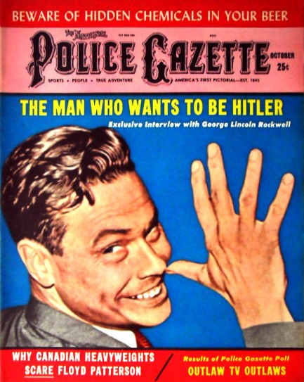 George Lincoln Rockwell, the founder of the American Nazi Party, believed in racial, ethnic and religious separation.  Before his murder in 1967, he was quoted as saying:  "I will kill every Jew, Catholic and Negro."