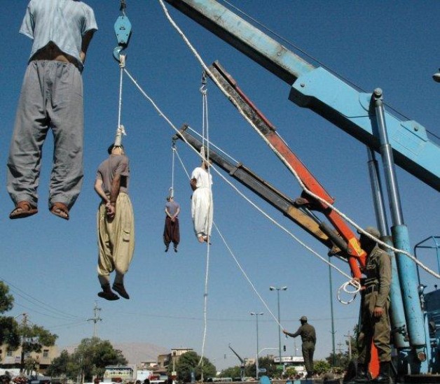 According to human rights activists, IRAN has one of the world's worst records for conducting executions without a trial.  In 2012, approximately 490 executions took place, of which 58 were held in public.
