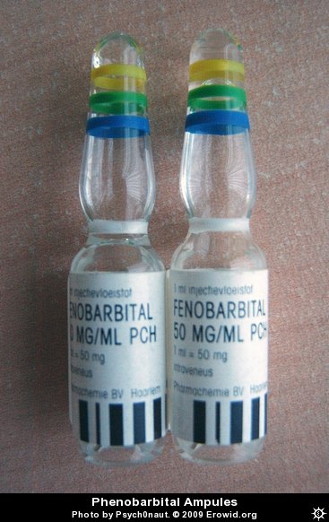 Phenobarbital, a sedative and hypnotic barbiturate, was brought to market in 1912 by the drug company Bayer as the brand Luminal. It was initially used to treat epilepsy but later used by the Nazis in a clandestine program which euthanized disabled children through at least 1943. At lower dosages, the side effects can include Common side effects include dizziness, drowsiness, excitation, headache, loss of balance, loss of appetite, nausea, or vomiting.