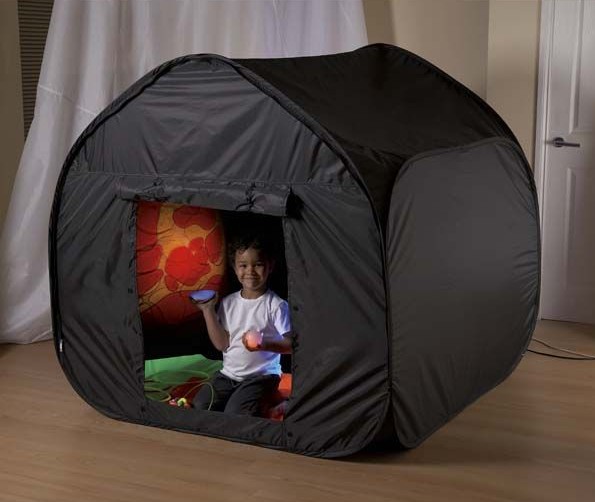 ASPERGER SYNDROME experts believe that a sensory blackout tent may help with the meltdowns that occur when a child is overwhelmed with too much stimuli. There is also evidence that the hormone melatonin may alleviate sleep disturbances and a potassium supplement and/or ibuprofen can reduce their hypertension and inflammation.