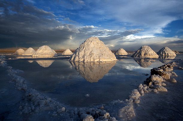 Beneath Bolivia's salt flats lies half the world's supply of lithium, which is critical in the production of robotic technology.